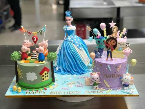 Princess Elsa Crown Birthday Cake!