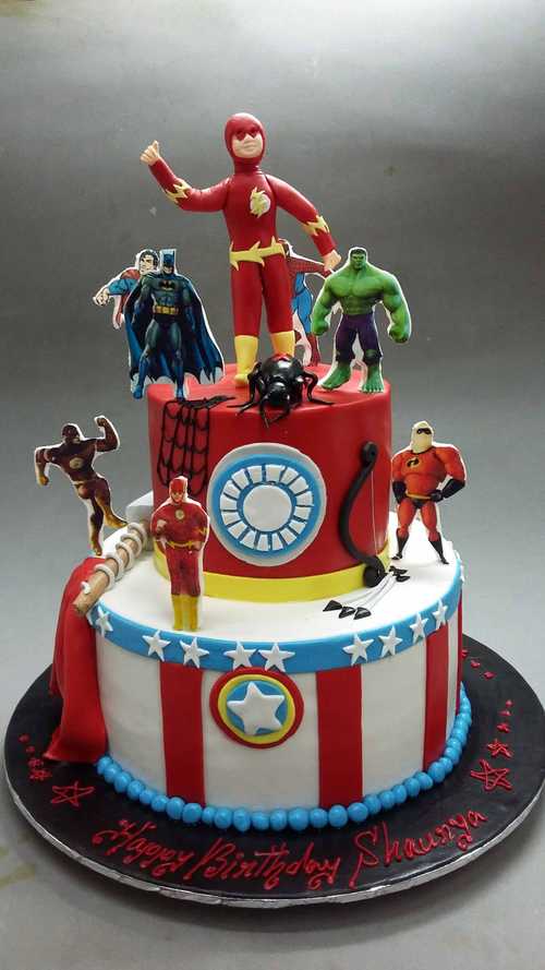 Royal Marvel Heroes Cake