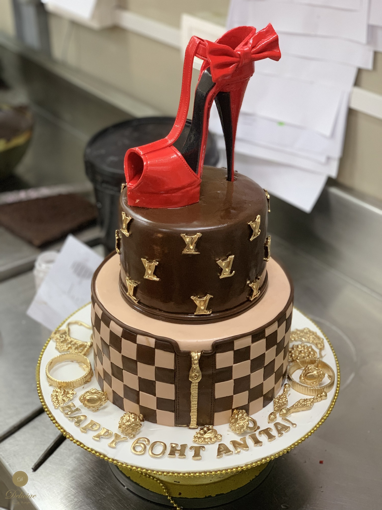 Vuitton With Bling  Louis vuitton cake, Cupcake cakes, Cake designs  birthday