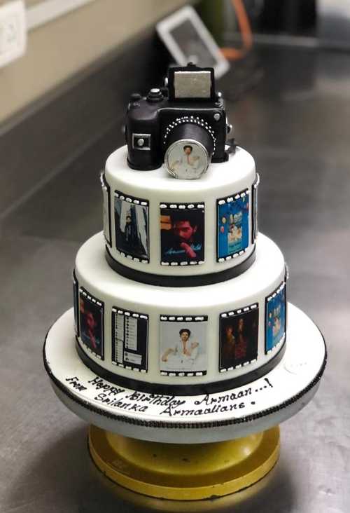 A Camera Themed Cake Idea