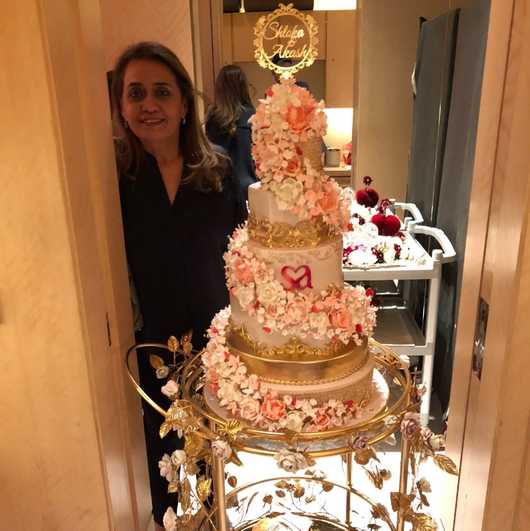 The baker who created Akash Ambani's stunning engagement cake - Rediff.com