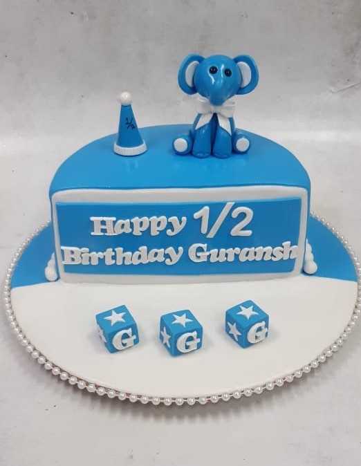 Half Birthday Cakes for Kids in Mumbai - Deliciae Cakes