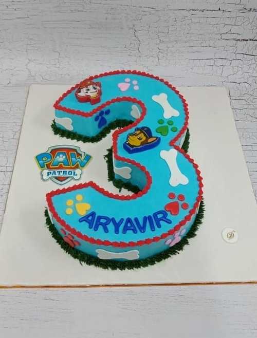 number 3 cake design | Number 3 cakes, Cake design, Design