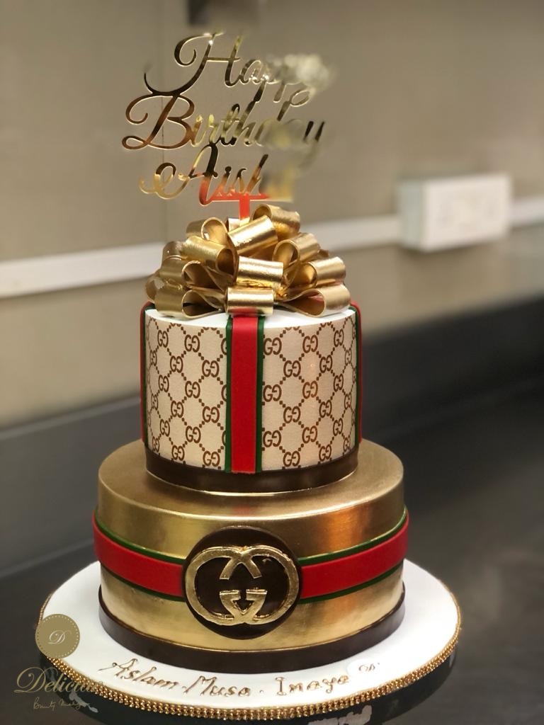 Iced Iced Baby - Gucci & Louis Vuitton birthday cupcakes