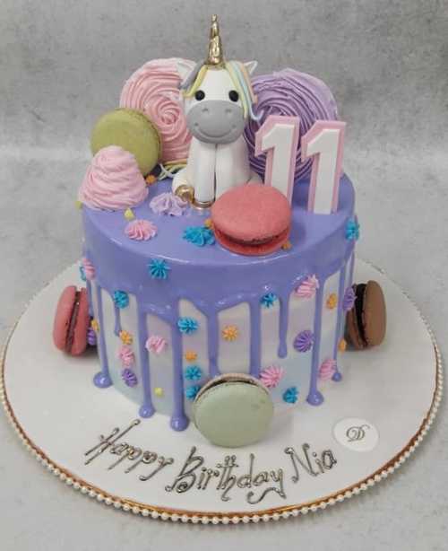 Best Cute Unicorn Cake - AA54 - Amarantos Cakes