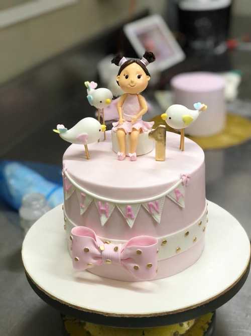 Mini Baby Girl Cake | Baking Aimee's Blog