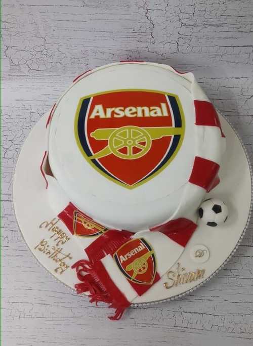 Arsenal themed cake-online cake order – CAKE N CHILL DUBAI