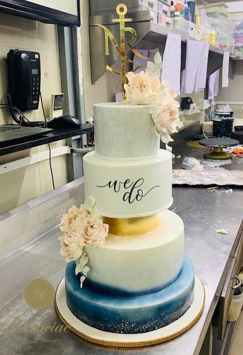 Wedding And Engagement Three Tier Cake