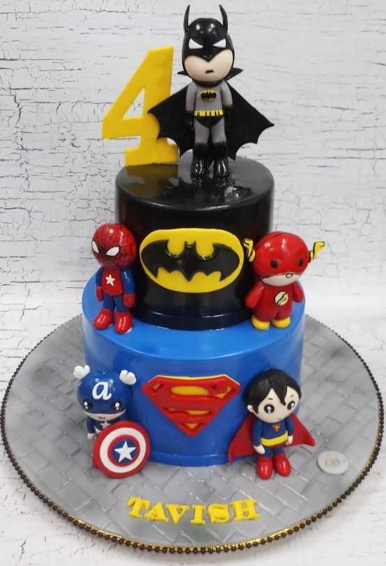 Spiderman Kids Birthday Cake Special Customized Cake in Lahore