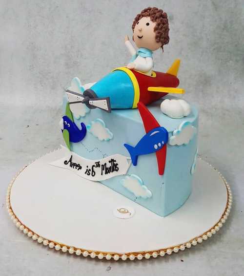 Teddy Bear Half-Birthday Cake | Birthday Cake In Dubai | Cake Delivery –  Mister Baker